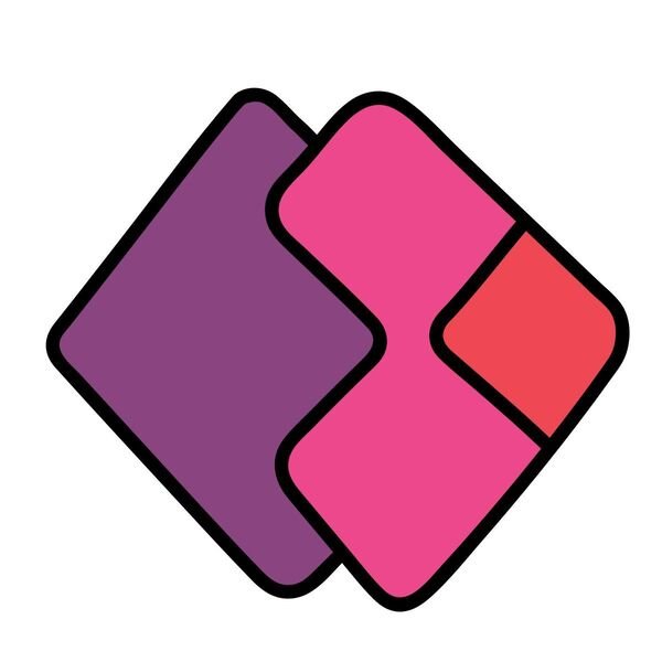 Microsoft Power Apps 2020 icon in Doodle style
